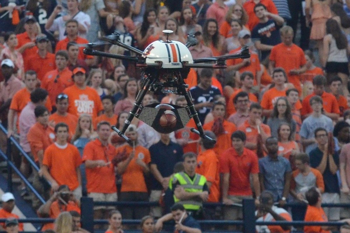 Inside Auburn's decision to use a drone in its pregame ritual - Sports ...