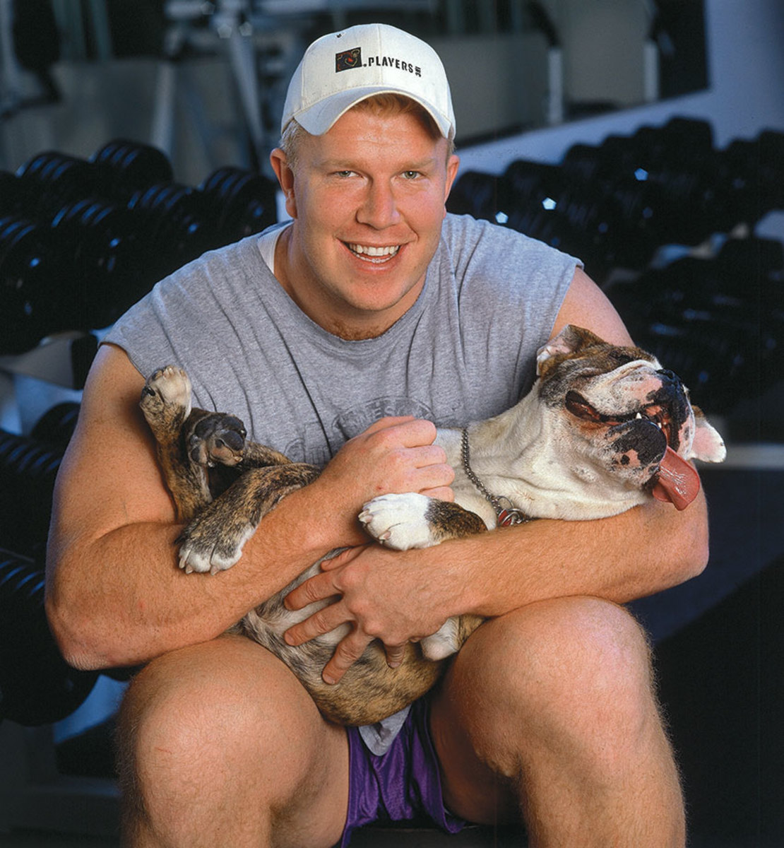 2001-0307-Matt-Birk-dog-Jake-01227756.jpg