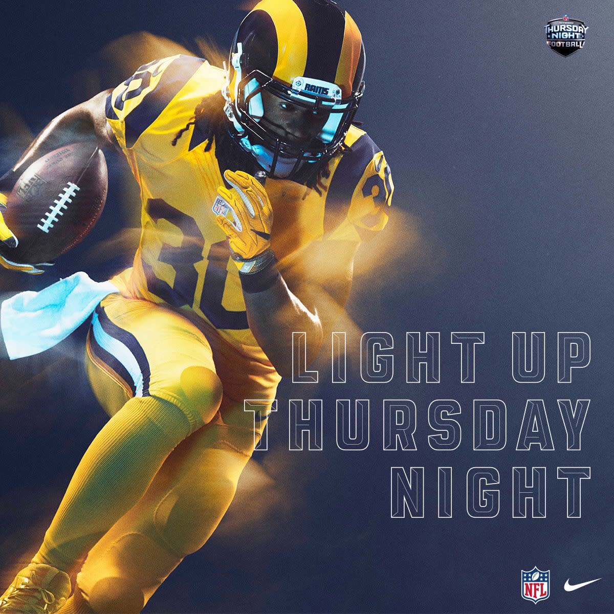 rams jersey color rush