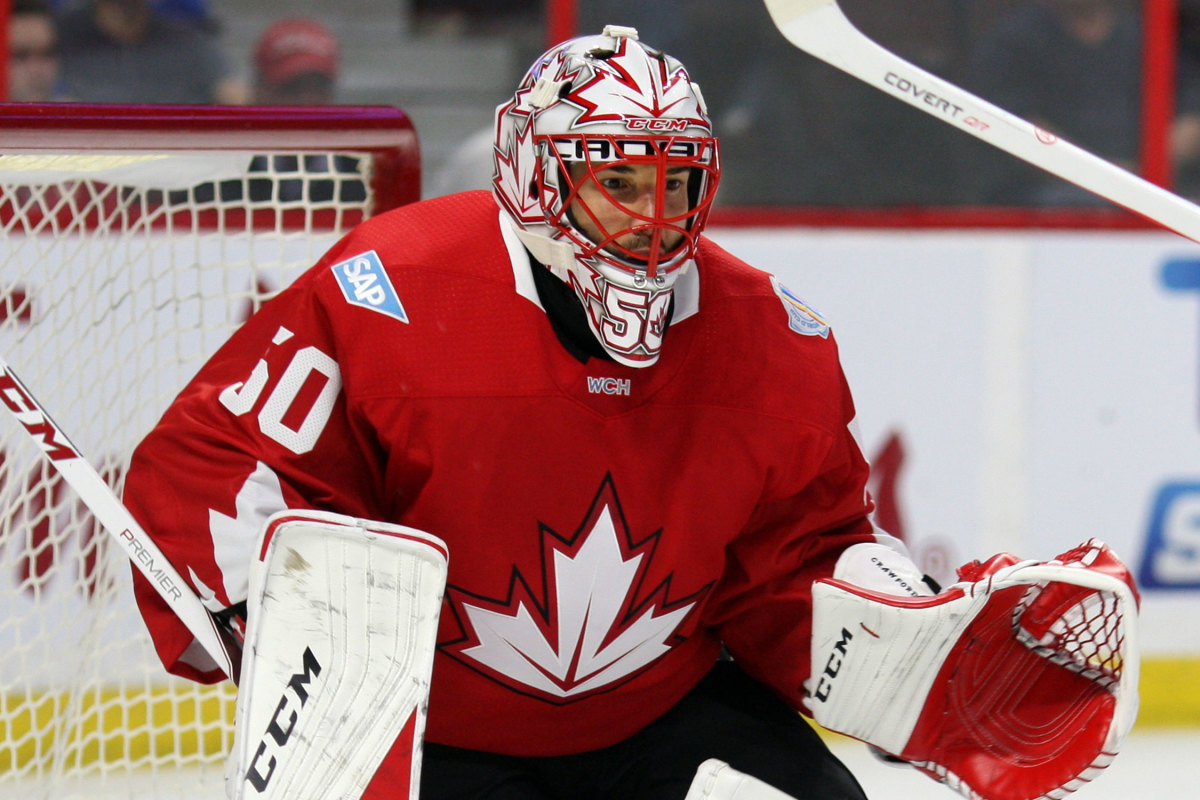 Carey Price's Team Canada Masks  Olympic hockey, Team canada