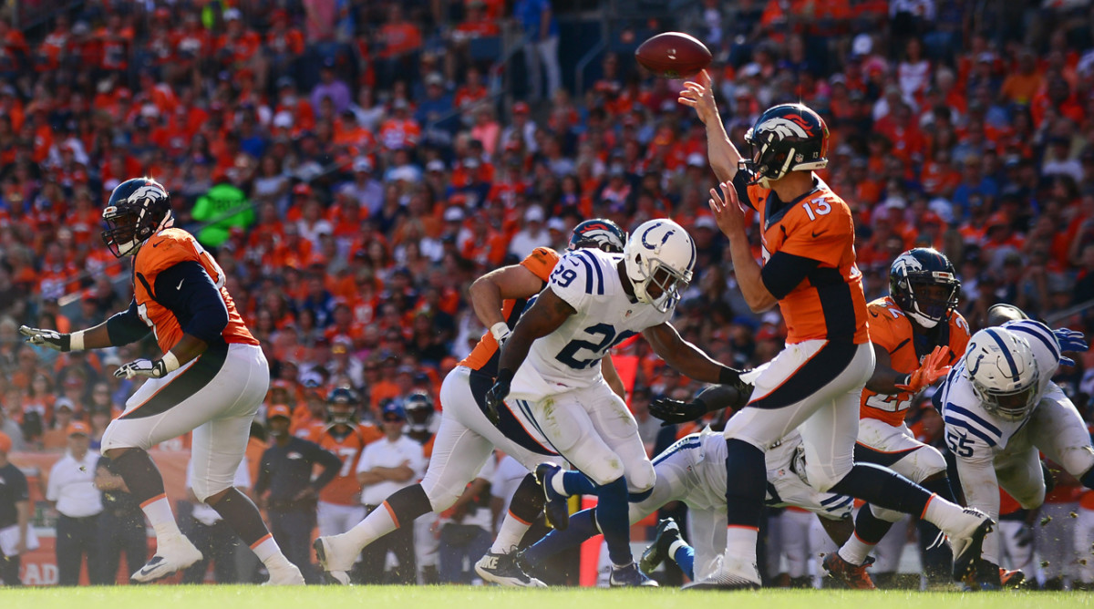 Siemian went 22 of 33 for 266 yards in the Week 2 win over Andrew Luck’s Colts.