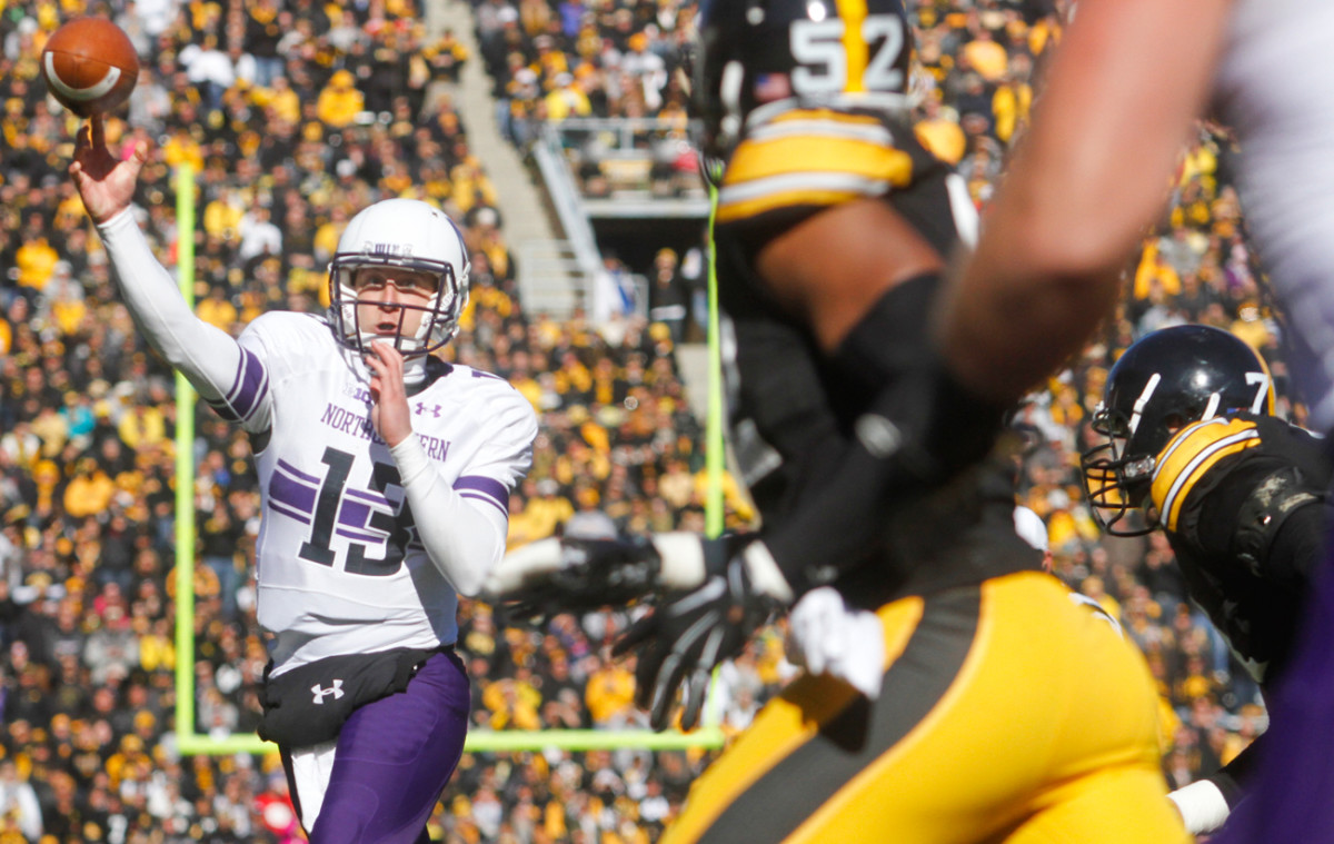 At NU, Siemian spent two years as the dropback option in a rotation with the dual-threat Kain Colter.