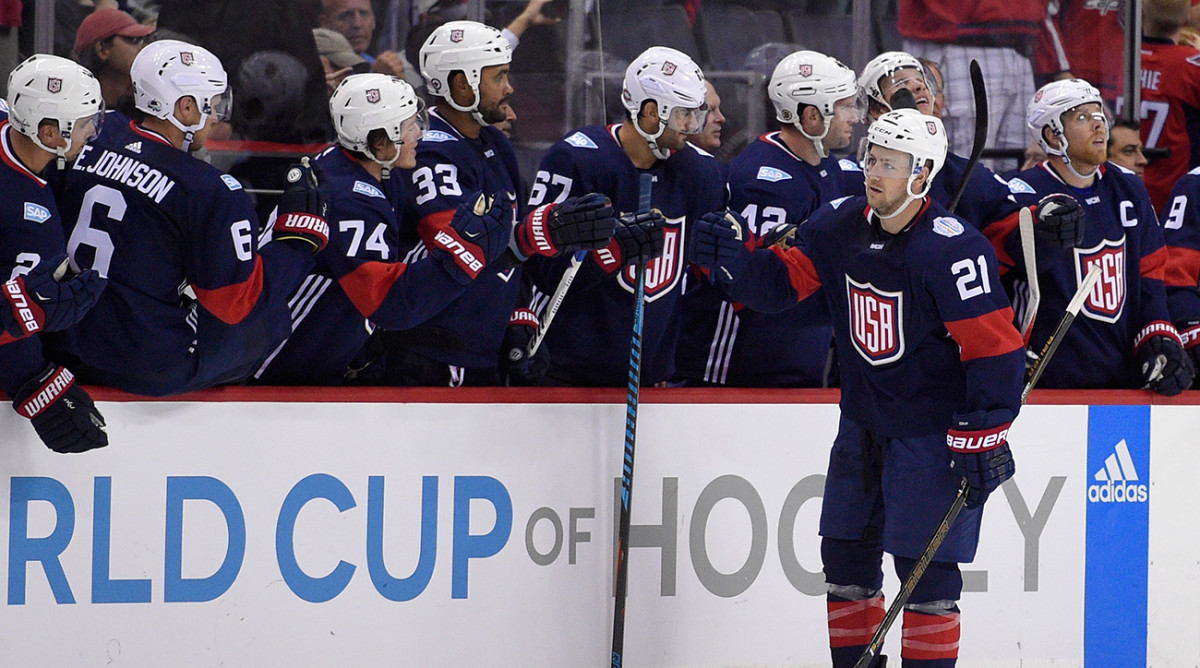 World Cup of Hockey US tops Finland in last exhibition Sports