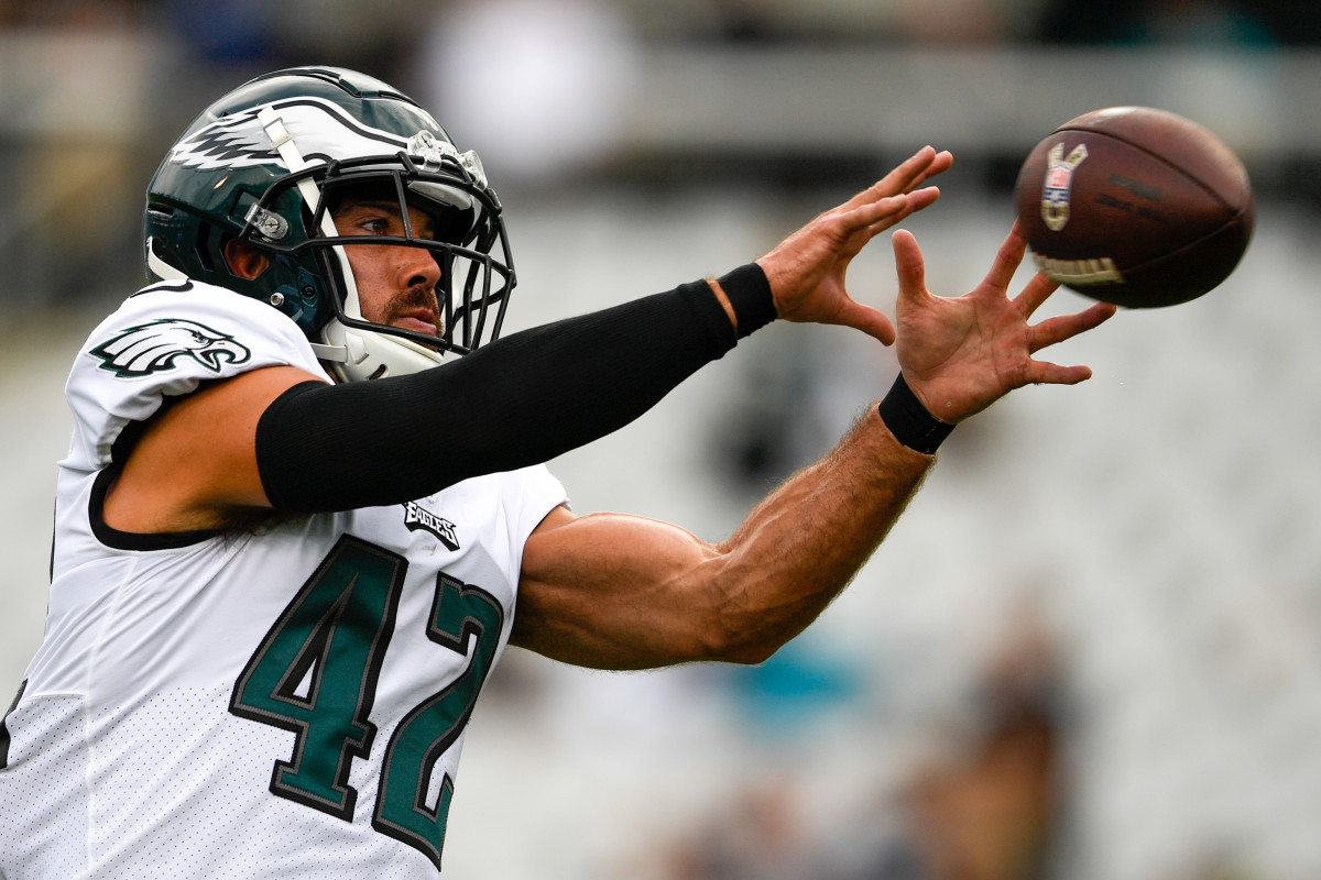 Veteran safety Andrew Sendejo was released by the Eagles