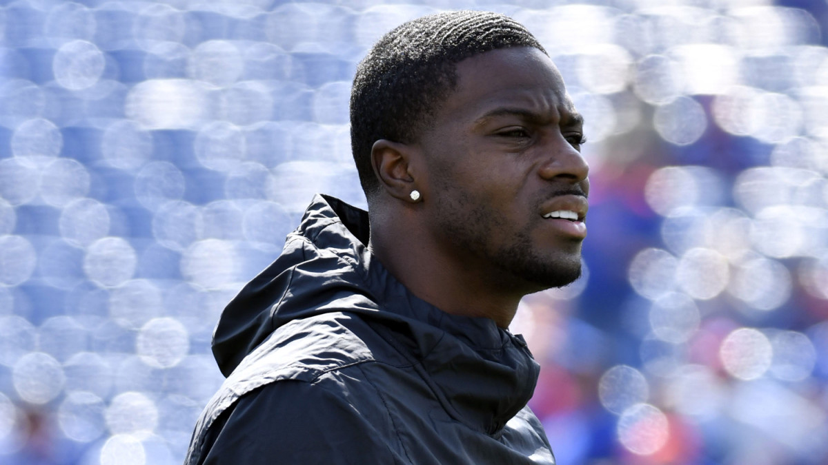 AJ Green looks out onto the field before a game against the Buffalo Bills in September 2019.