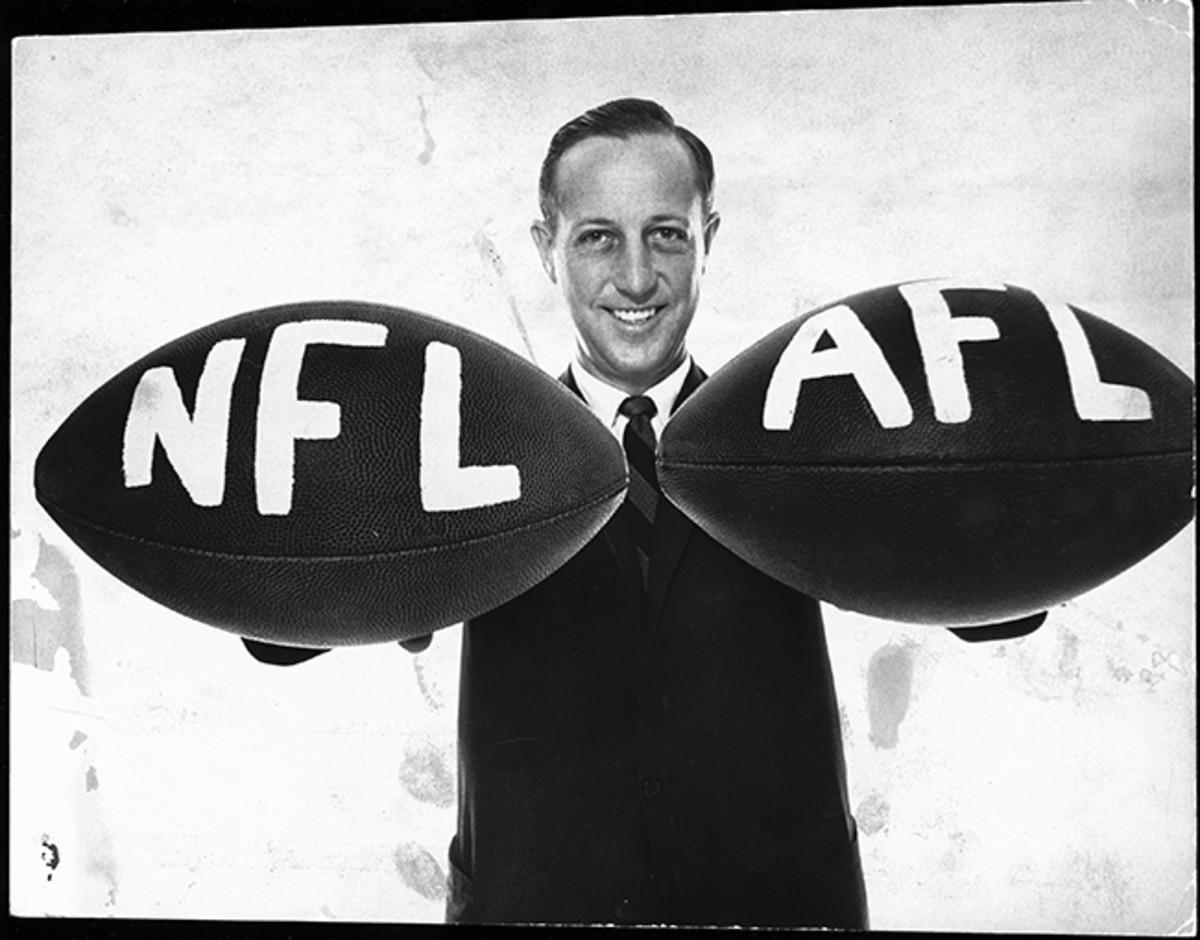 Rozelle oversaw the merger that changed the course of football.