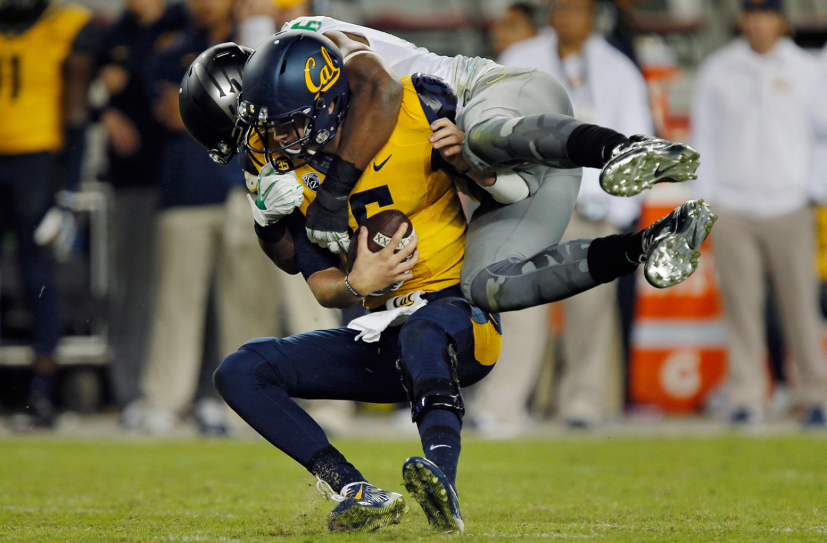 Goff took plenty of hits over his first two seasons.