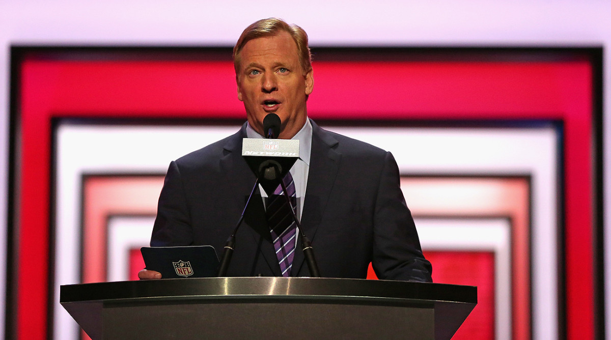 Roger Goodell will celebrate his 10-year anniversary of being NFL commish on Aug. 8.