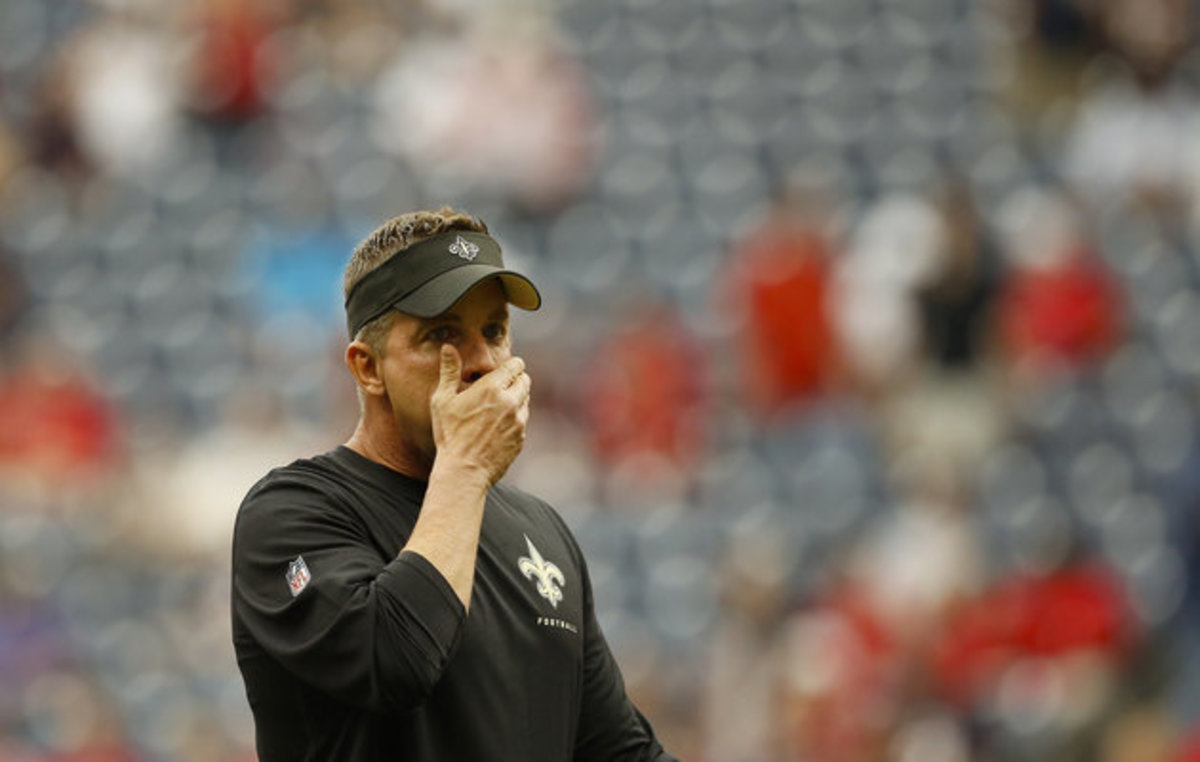 Saints head coach Sean Payton was suspended for the 2012 season due to Bountygate