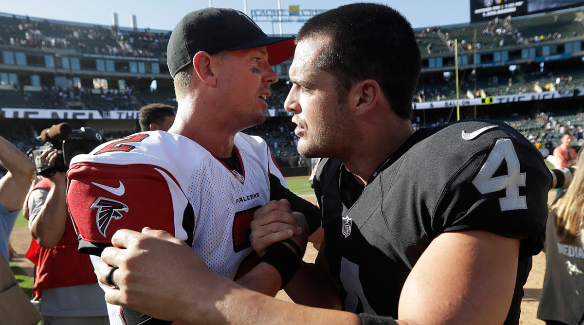 Matt Ryan got the better of Derek Carr in Week 2. Will the same hold true in the race for NFL MVP?