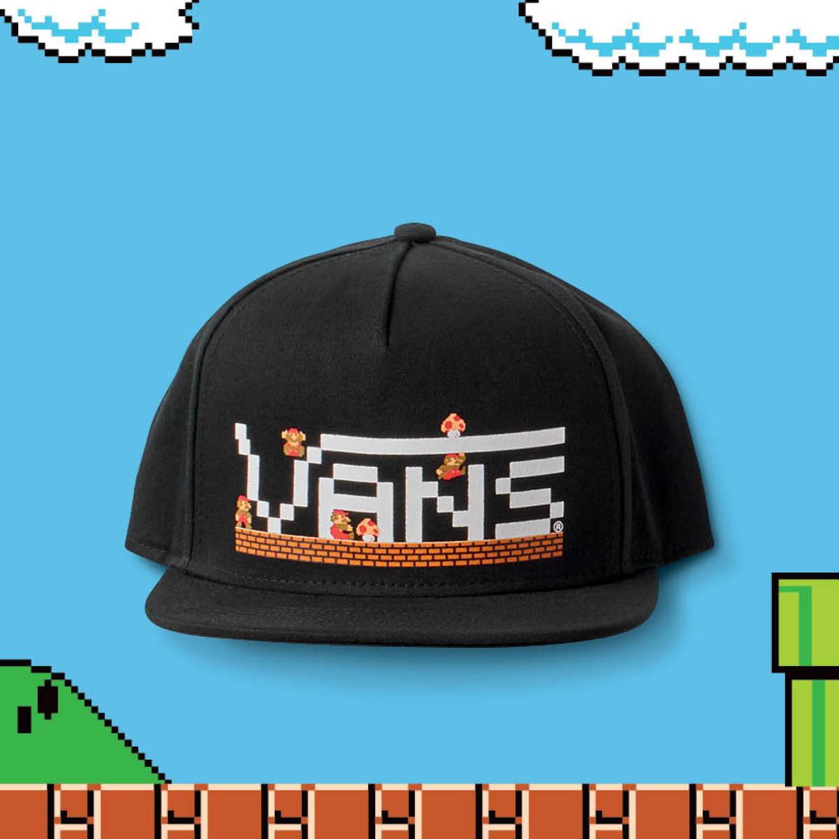 FA16_NintendoApparel_MnNintendoXVansSnapbackMario_Black_Flat1-ELEVATED.jpg