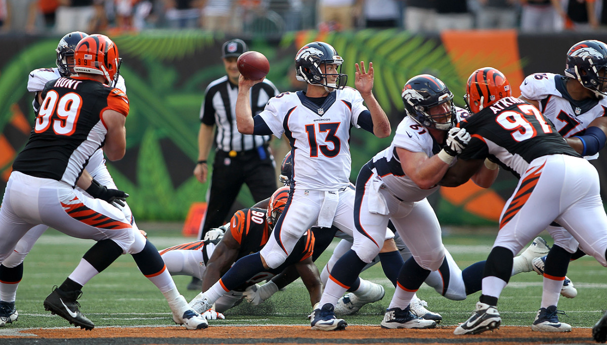 Trevor Siemian has a 67.0 completion percentage in his first three games as a starter.