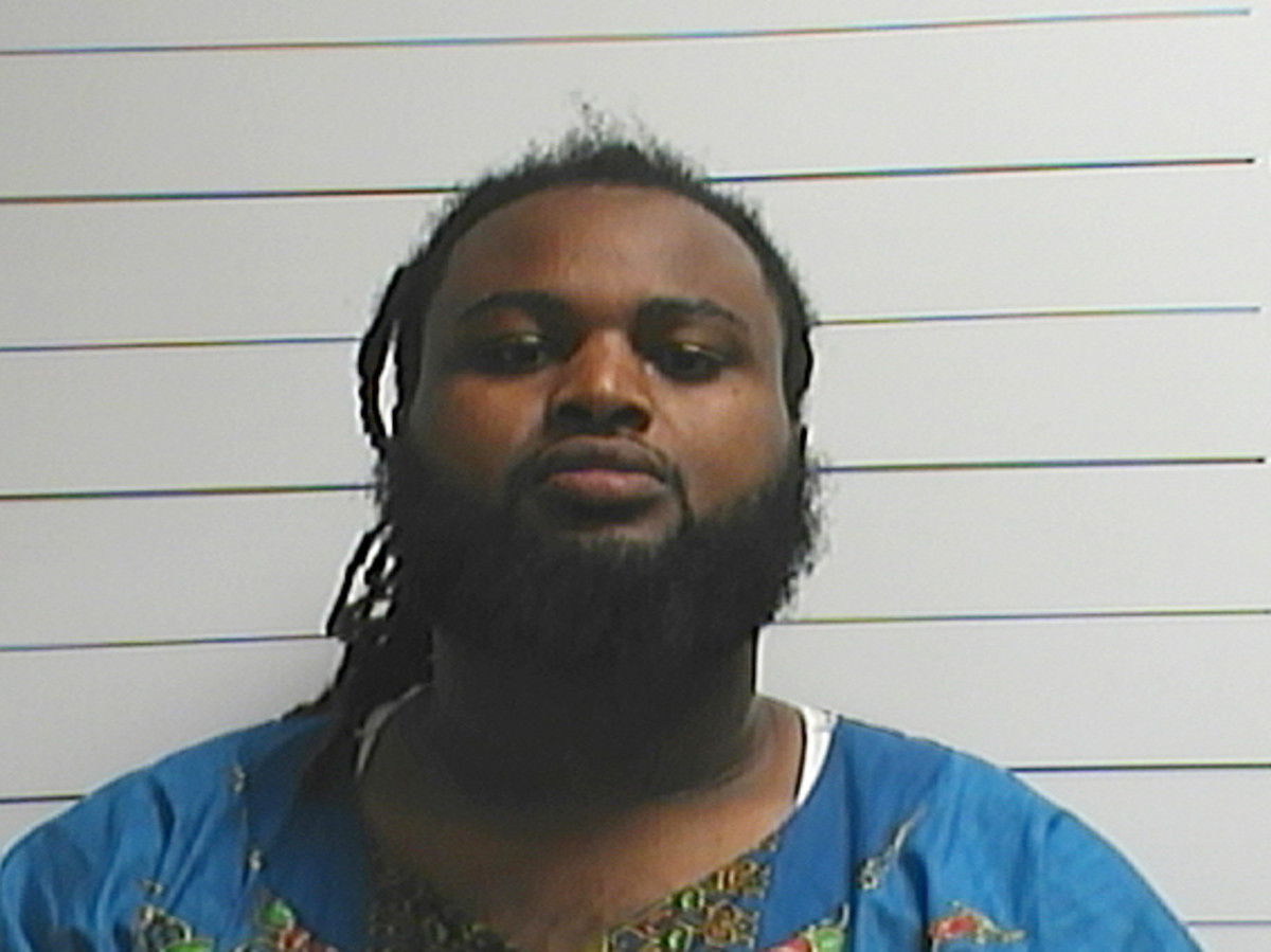 FILE - This April 10, 2016, file photo provided by the Orleans Parish Sheriff's Office shows Cardell Hayes. Hayes, the suspect in the death of  Will Smith, said he shot in self-defense because he feared the retired New Orleans Saints star, although unarme