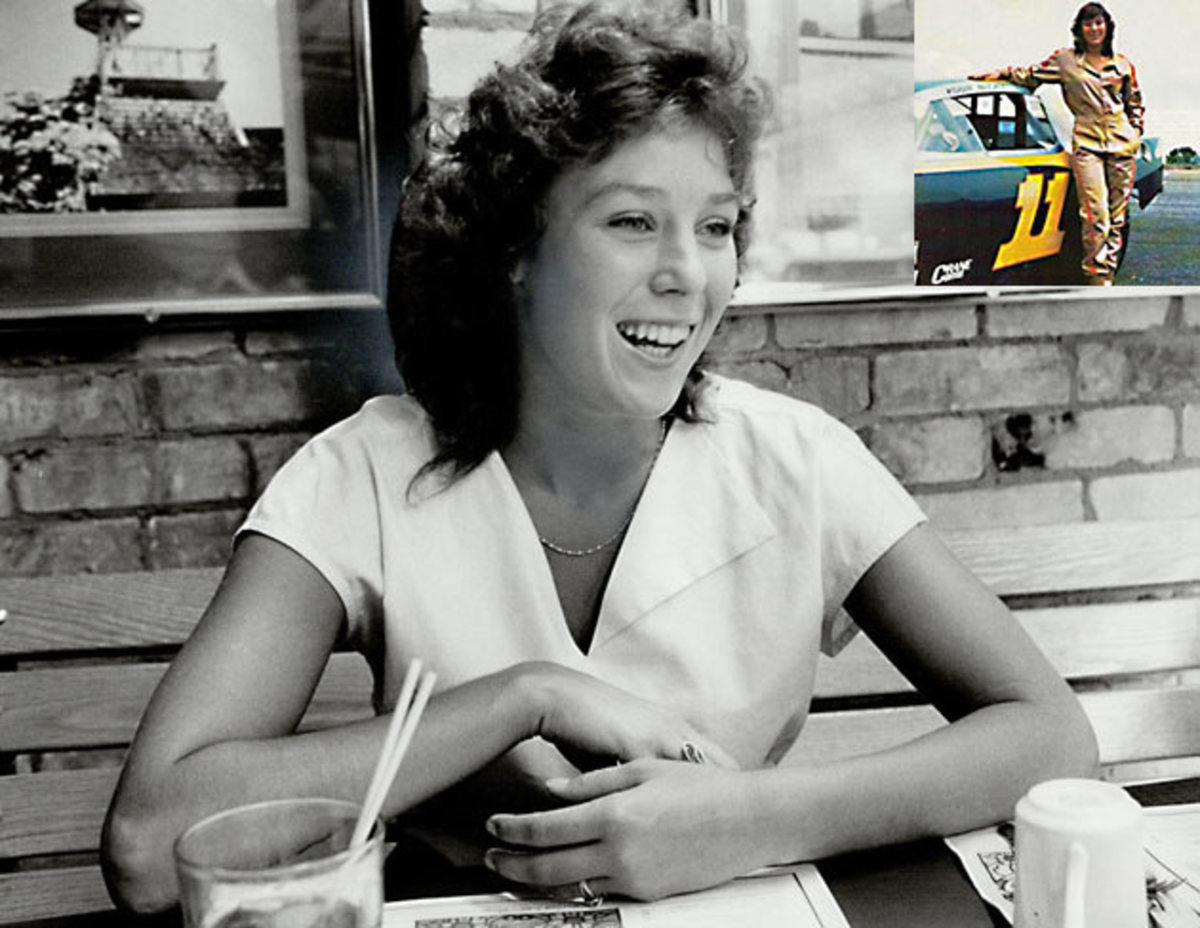 Robin McCall in her racing heyday before she married Wally Dallenbach.