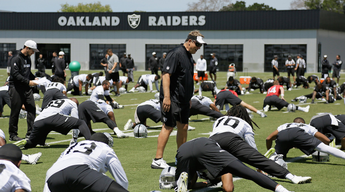 Jack Del Rio is entering his second season as Raiders coach. The team went 7-9 in 2015.