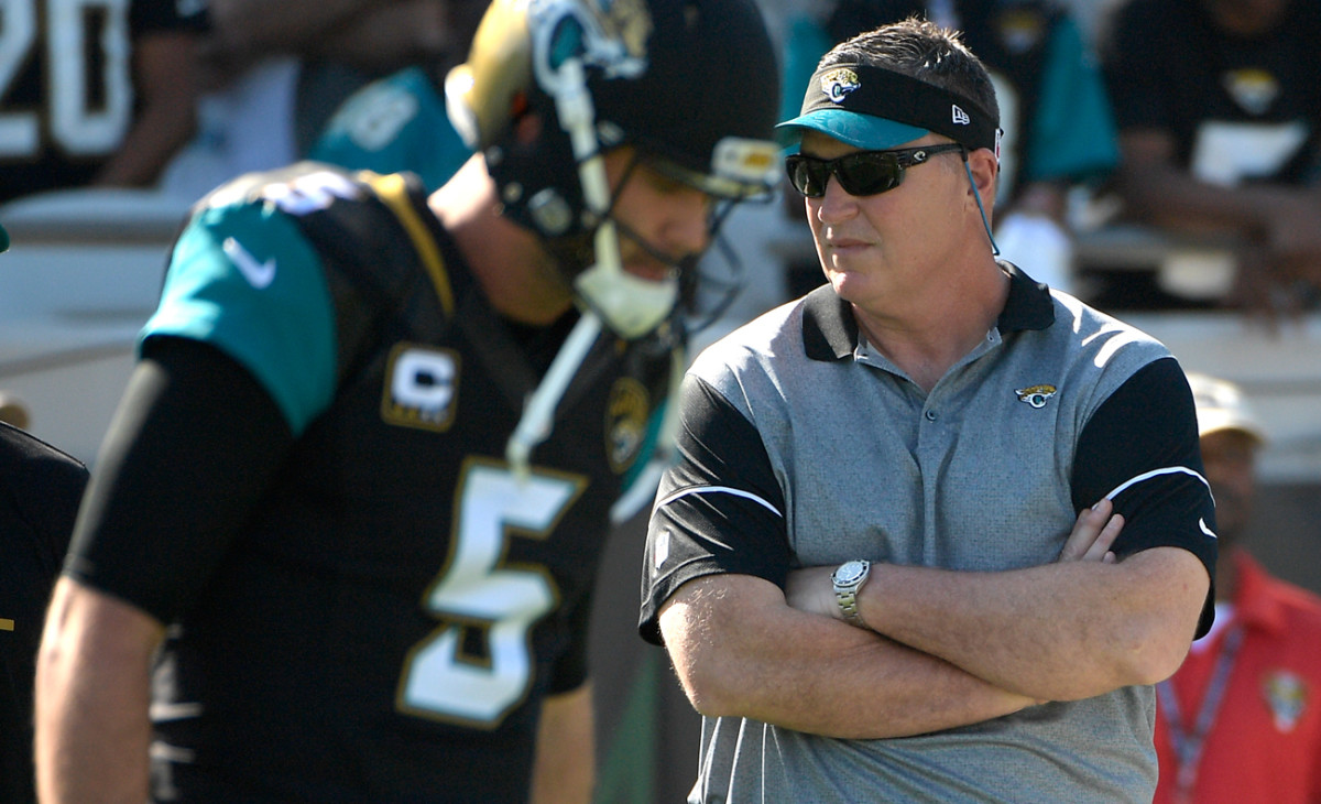 Doug Marrone has the head-coaching experience the Jags reportedly are seeking as they search for someone to lead Blake Bortles and company in 2017.