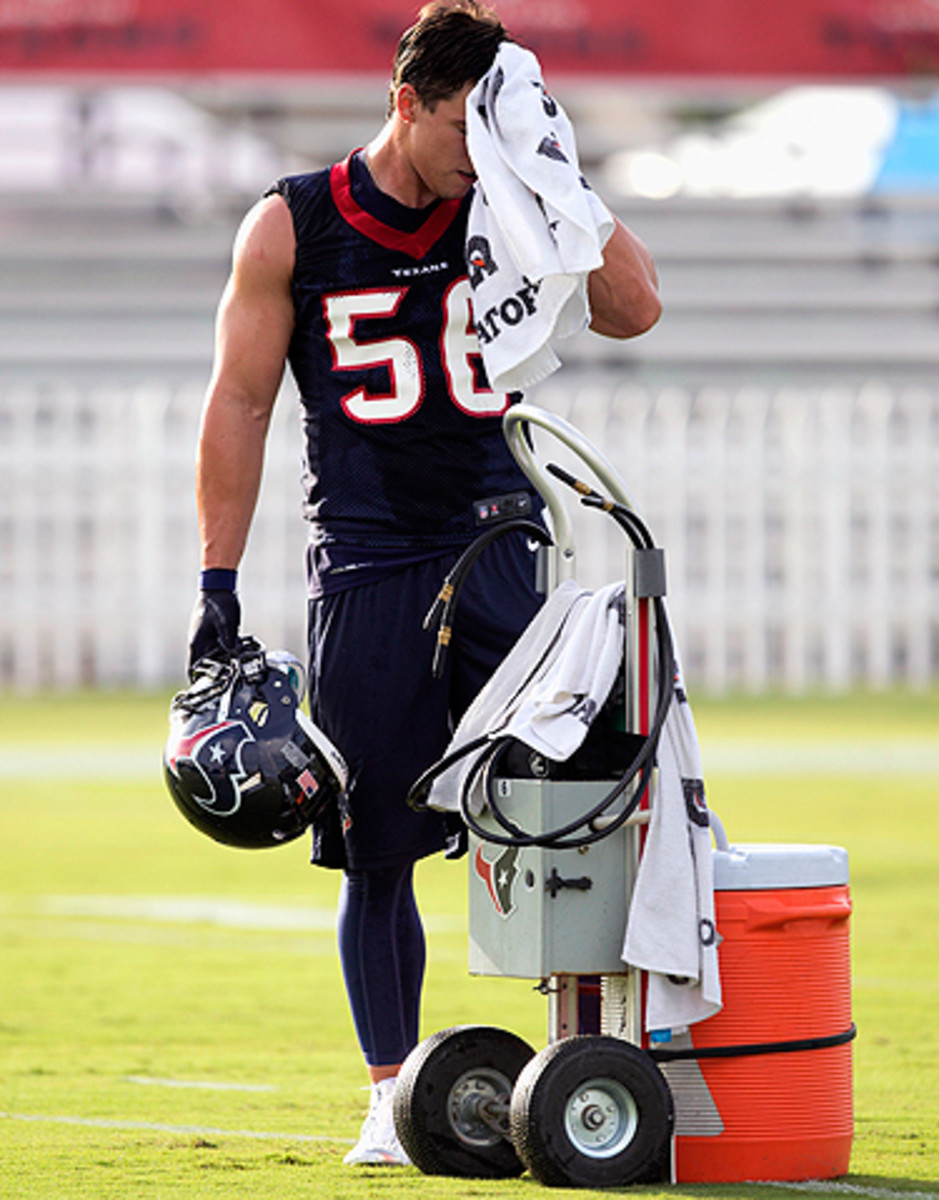 The one constant at camp for the Texans? Oppressive heat.