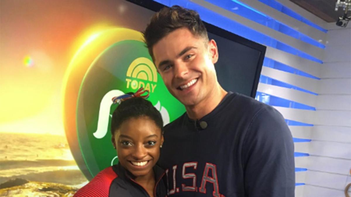 Simone Biles, Zac Efron meet at Rio Olympics Sports Illustrated(00)