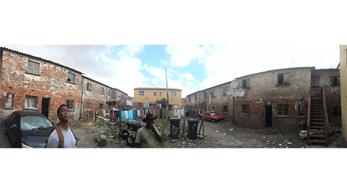 From Ware's Instagram: "Langa township. Oldest apartheid scheme in the Cape. 6 rooms to a building, 15 people per room, 3 beds per room. #EyeOpening"