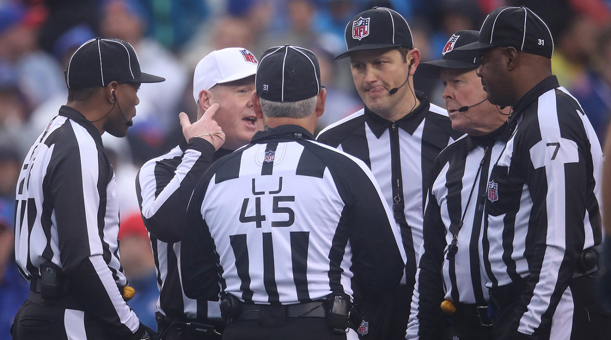 The NFL has discussed adding an eighth official to its existing seven-member crews.