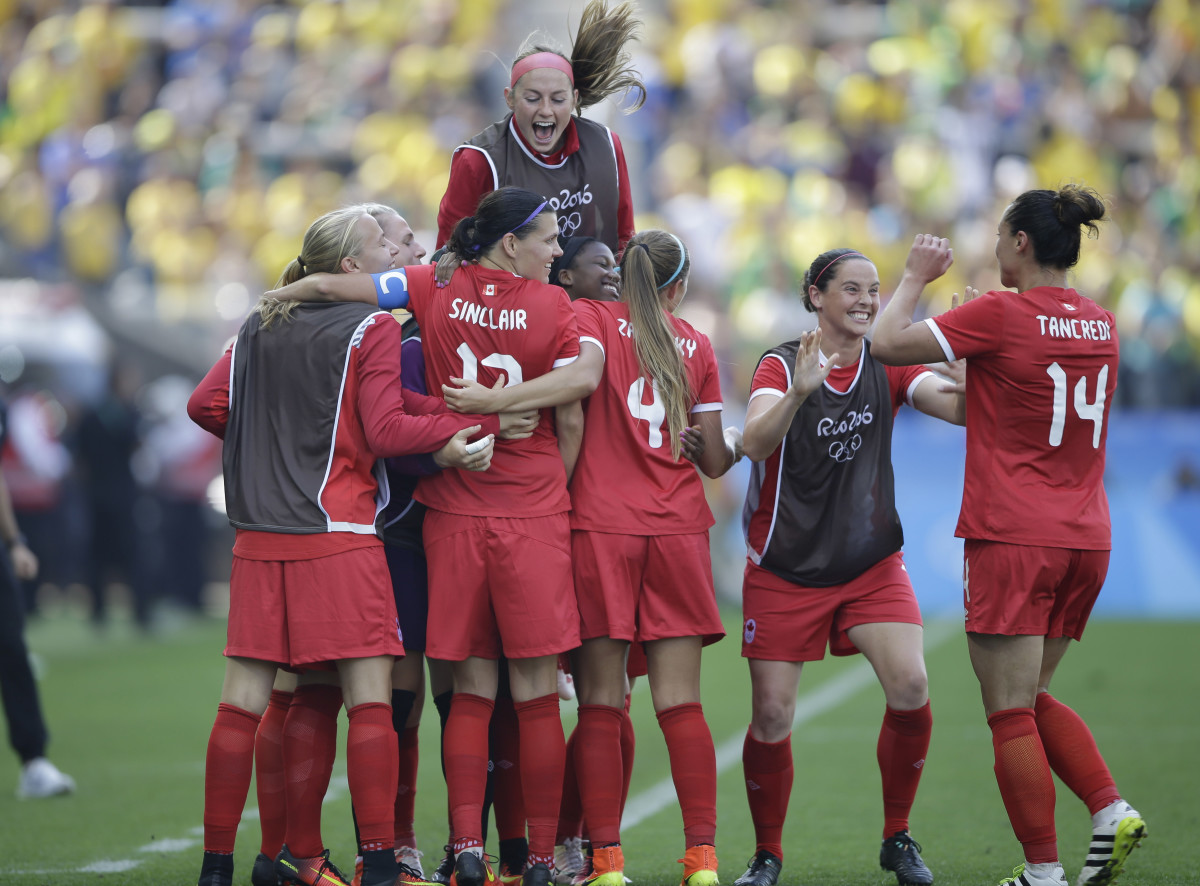 Canada wins women's soccer bronze with 21 win over Brazil Sports