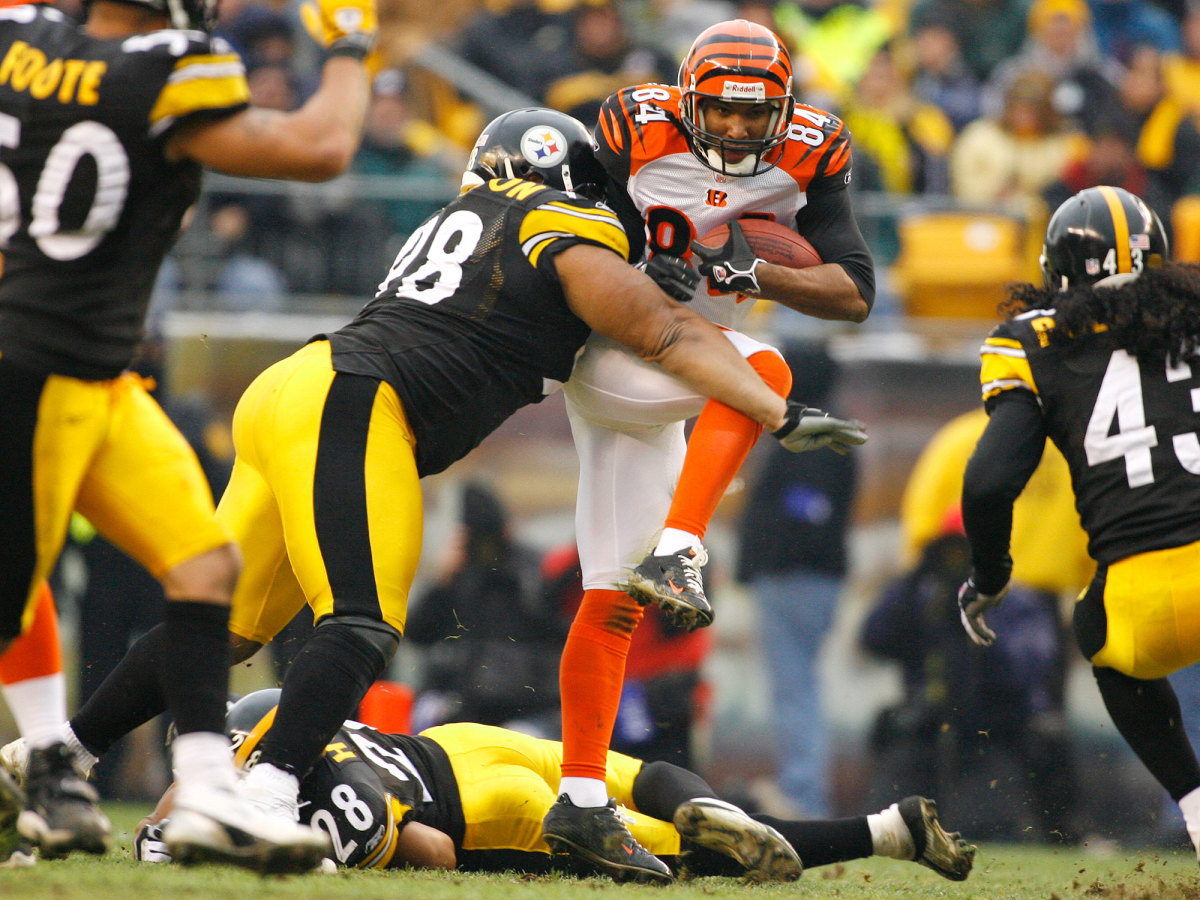 Bengals WR T.J. Houshmandzadeh against the Steelers in 2005.