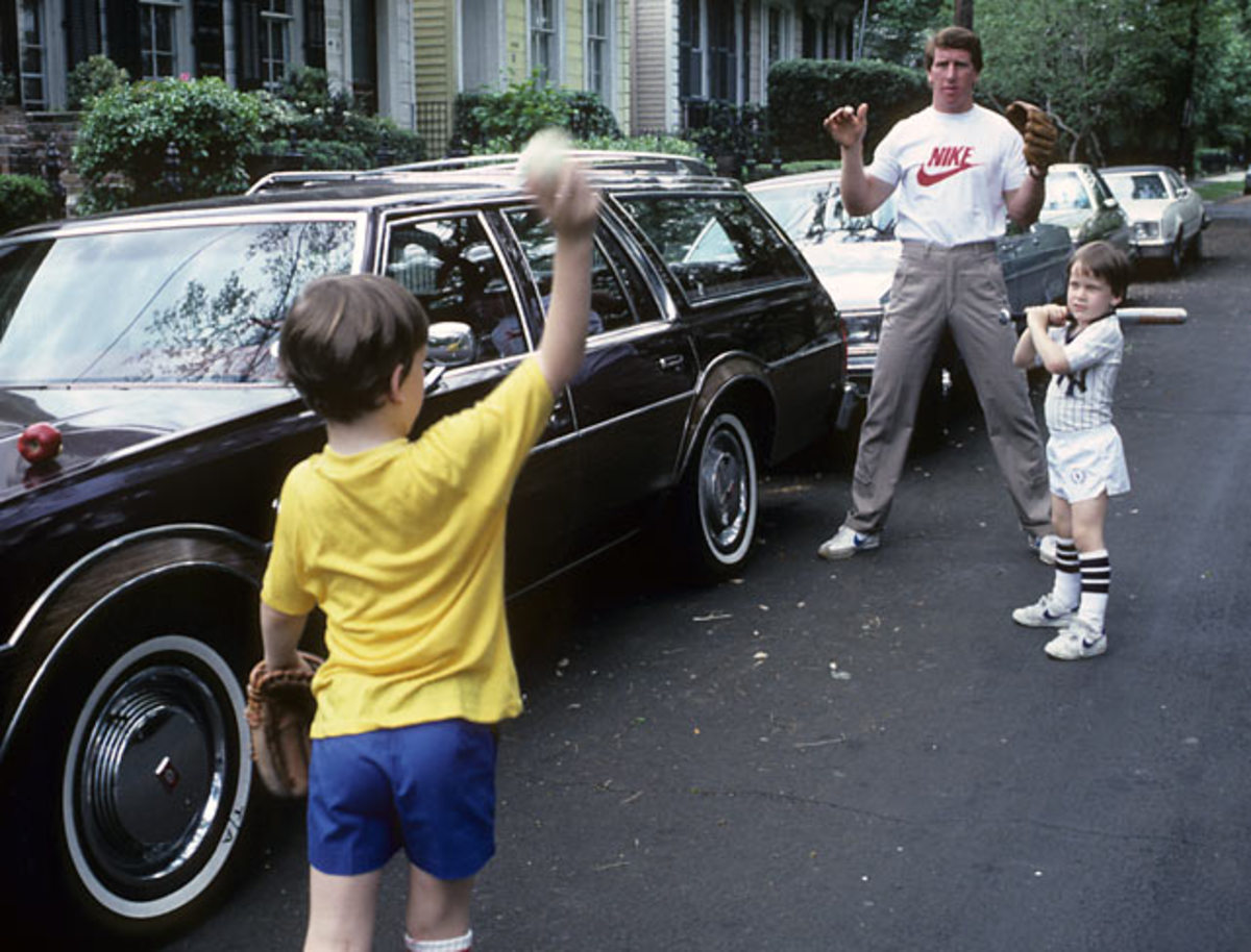 Archie, Cooper and Peyton Manning