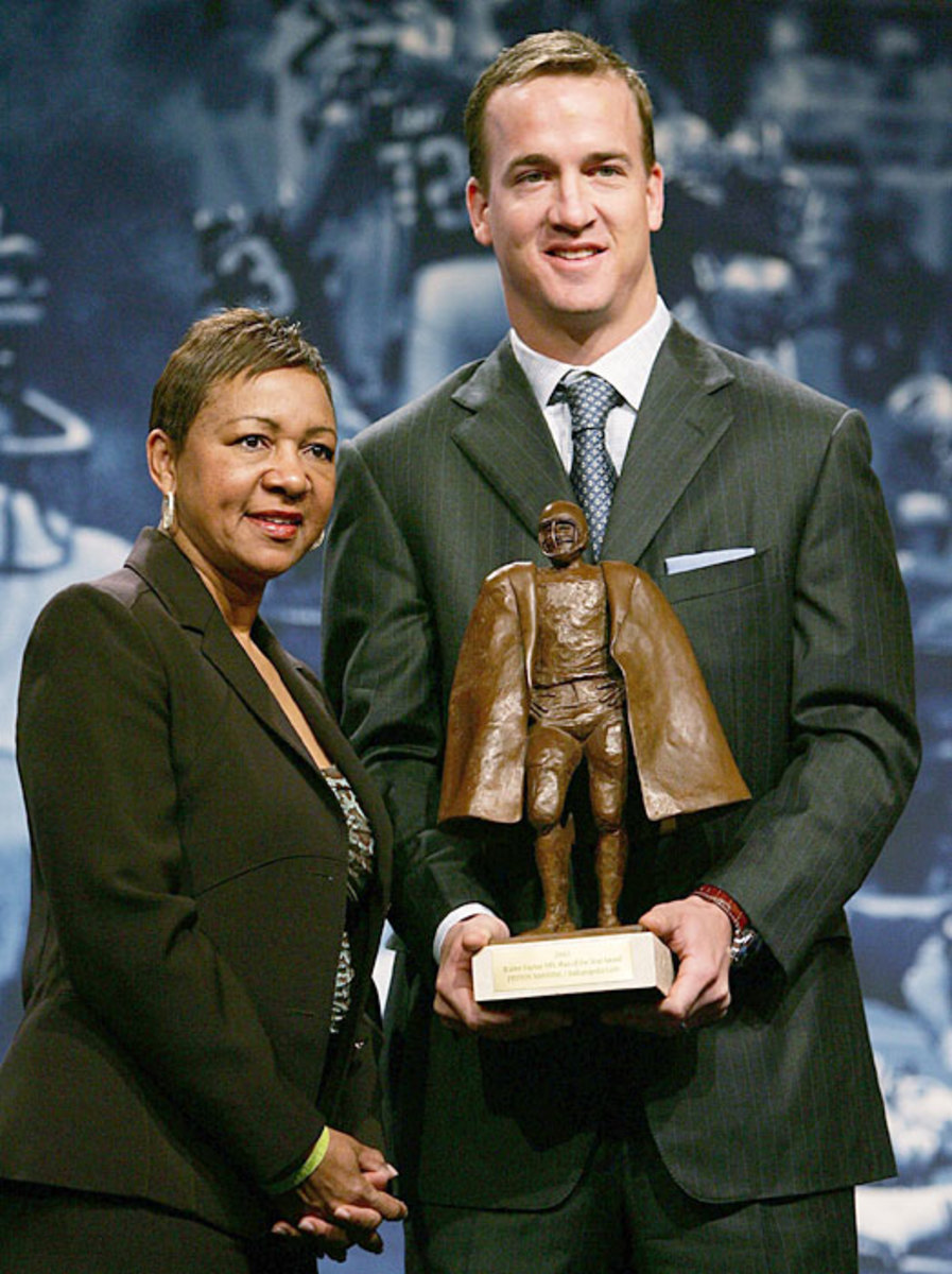 Connie Payton and Peyton Manning