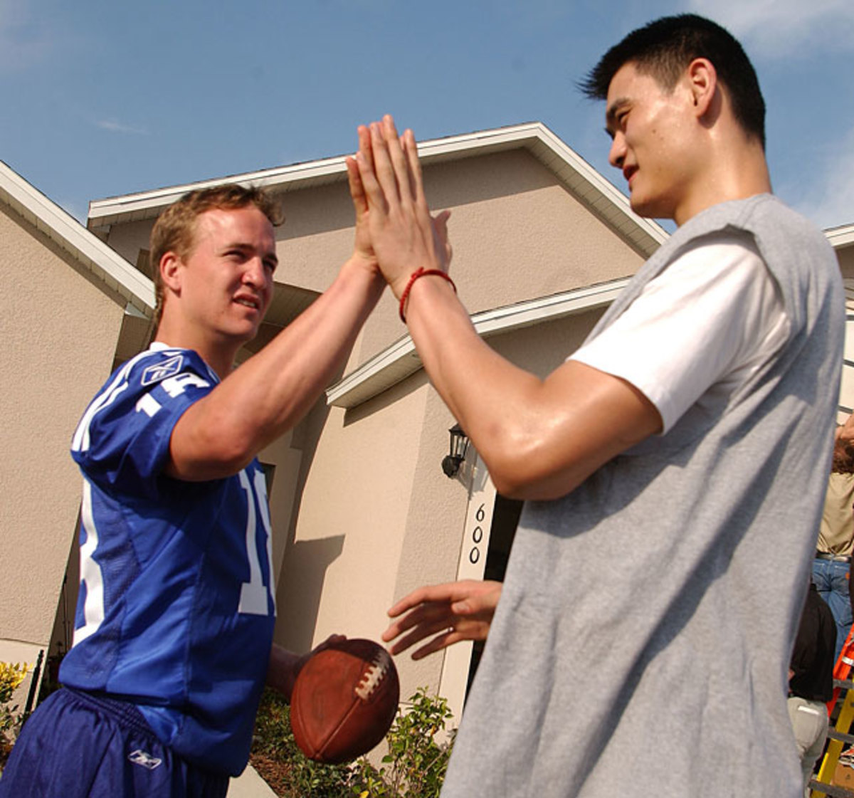 Peyton Manning and Yao Ming