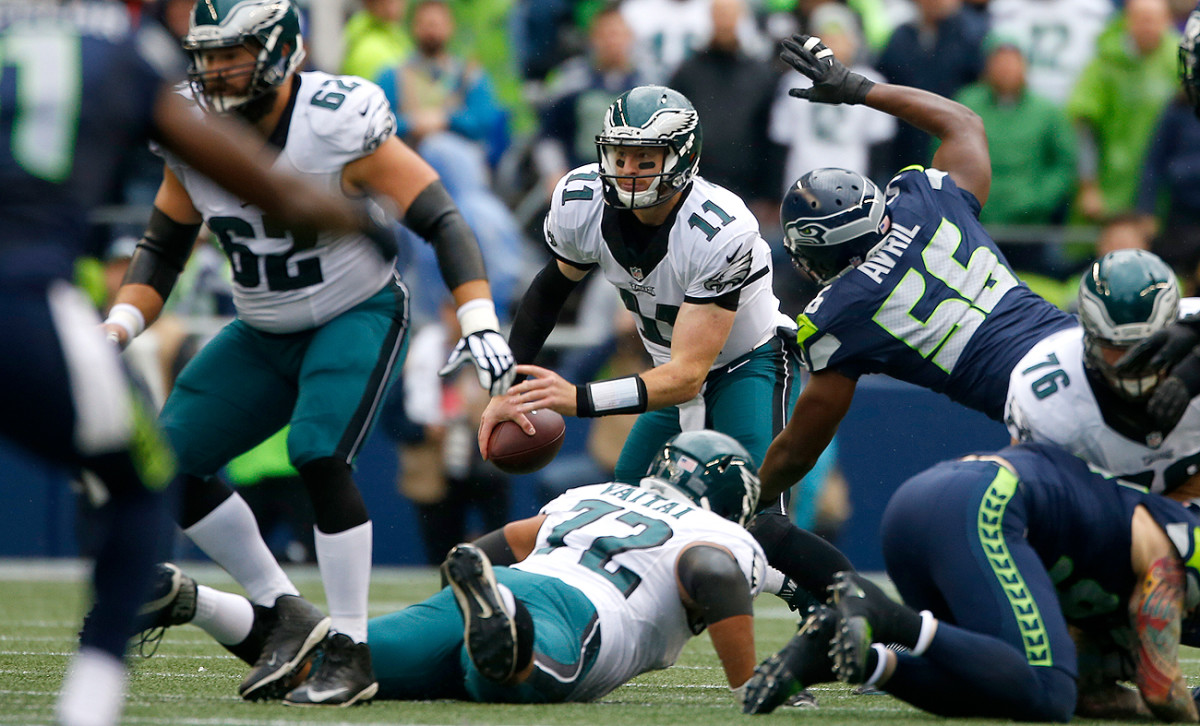 After a fast start, Carson Wentz has gone through some growing pains as a rookie.