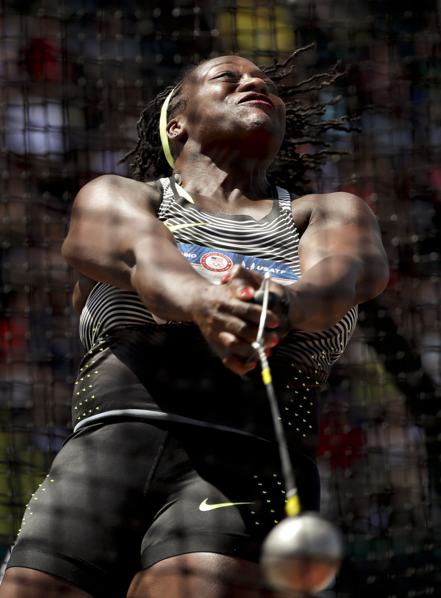 Campbell sets trials record, makes Olympics in hammer throw Sports