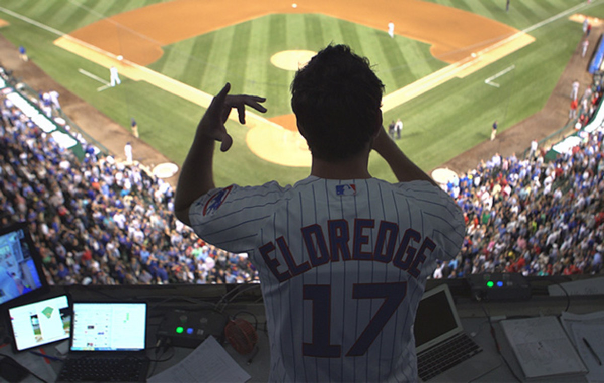 Brett Eldredge at Wrigley Field Tuesday night