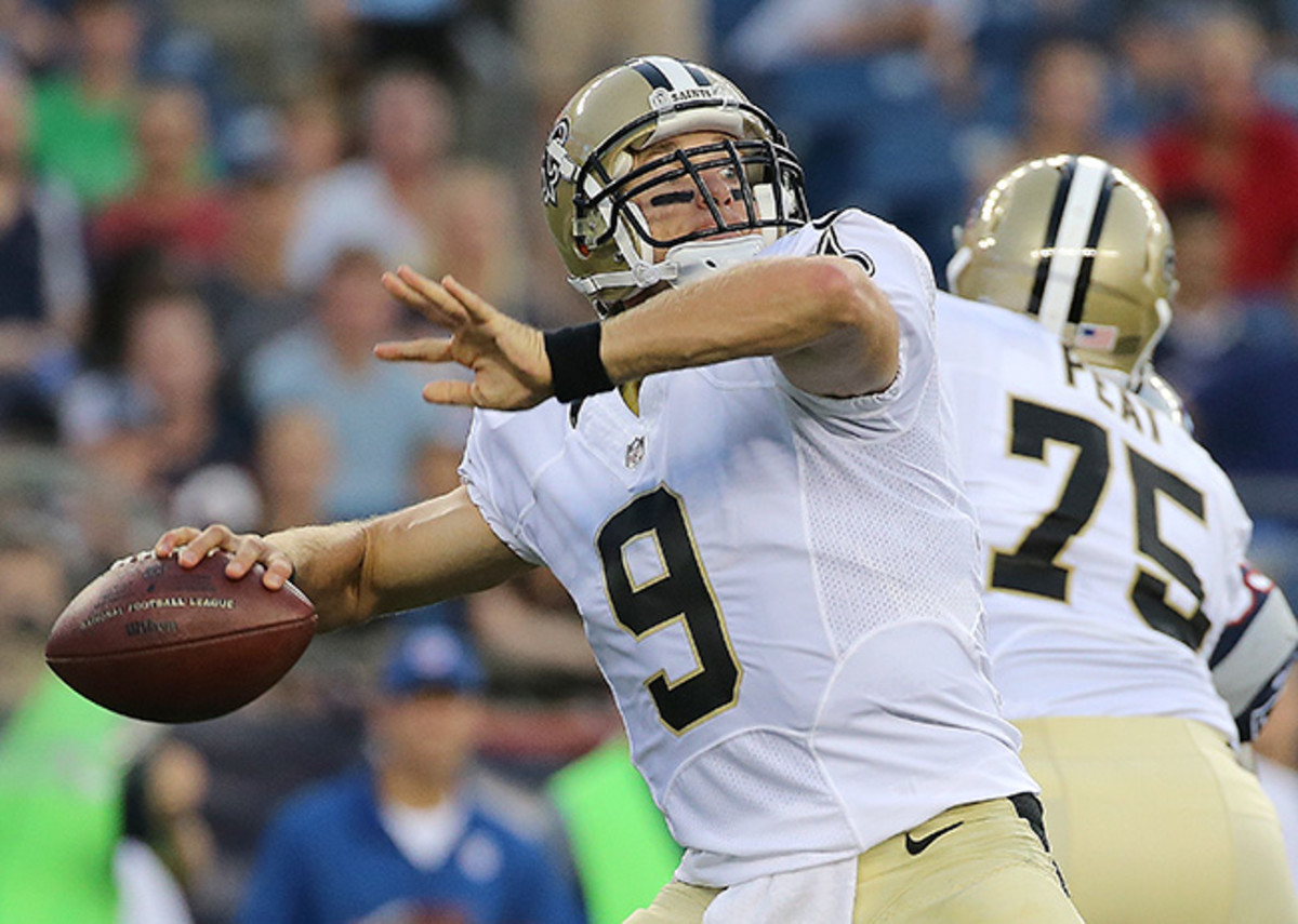 The 37-year-old Brees is still a master of the vertical passing game.