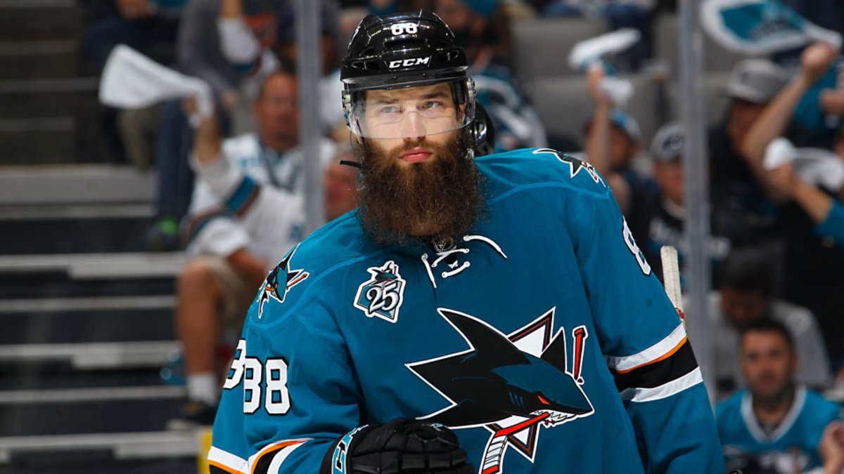 Brent Burns explains why hockey hair is so important