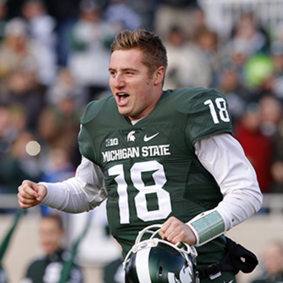 Connor Cook was 5-2 against Top 10 opponents at Michigan State.