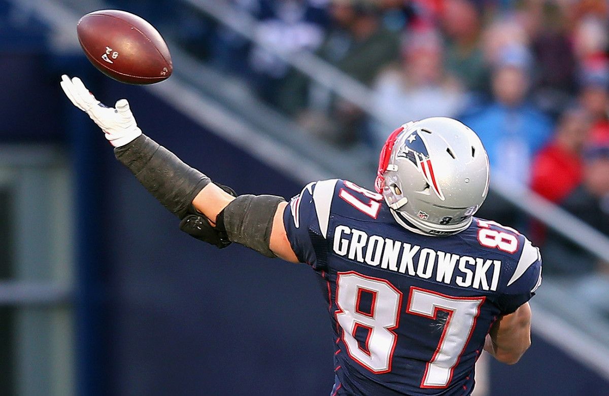 Patriots tight end Rob Gronkowski signed an extension in 2012 and will remain under contract through 2019.