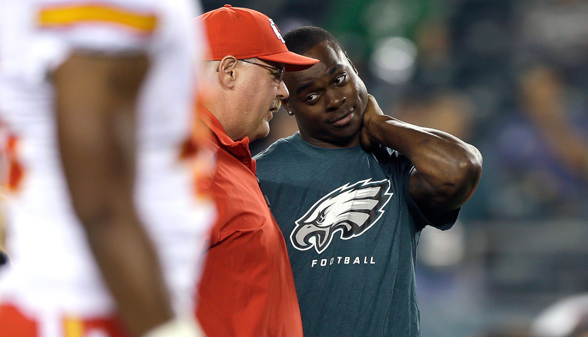 Andy Reid and Jeremy Maclin's relationship dates back to their days in Philadelphia.