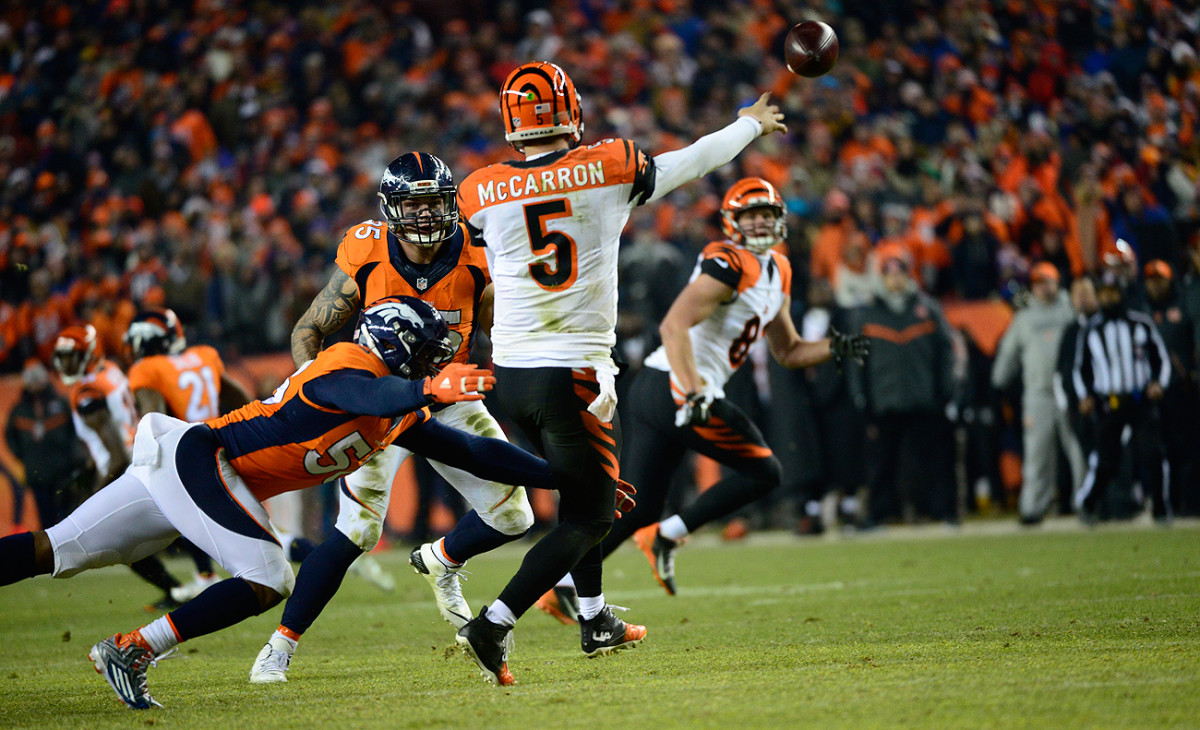 The Broncos got an up-close-and-personal look at potential trade target A.J. McCarron in a late-December meeting against the Bengals.