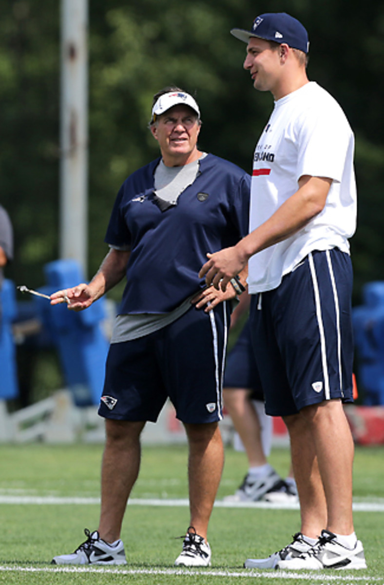 Belichick and his tight end.