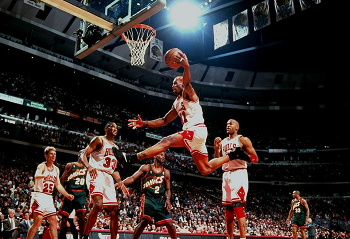 TOP 10 PLAYS - 1995 NBA Finals ROCKETS vs BULLS (Jordan Era) : r/NBA2k