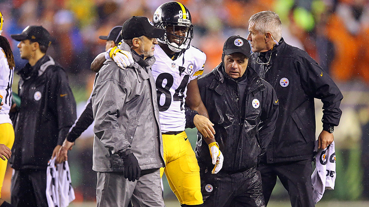 Steelers WR Brown suffers concussion on hit from Vontaze
