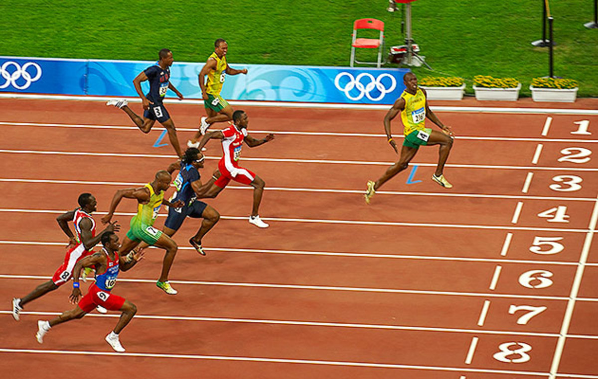 Usain Bolt crushed the field in the 2008 Beijing Olympics, setting a new world record in the process.