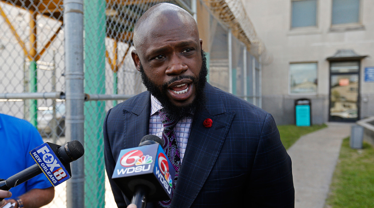 John Fuller, the lawyer for Cardell Hayes, spoke to media earlier this week.