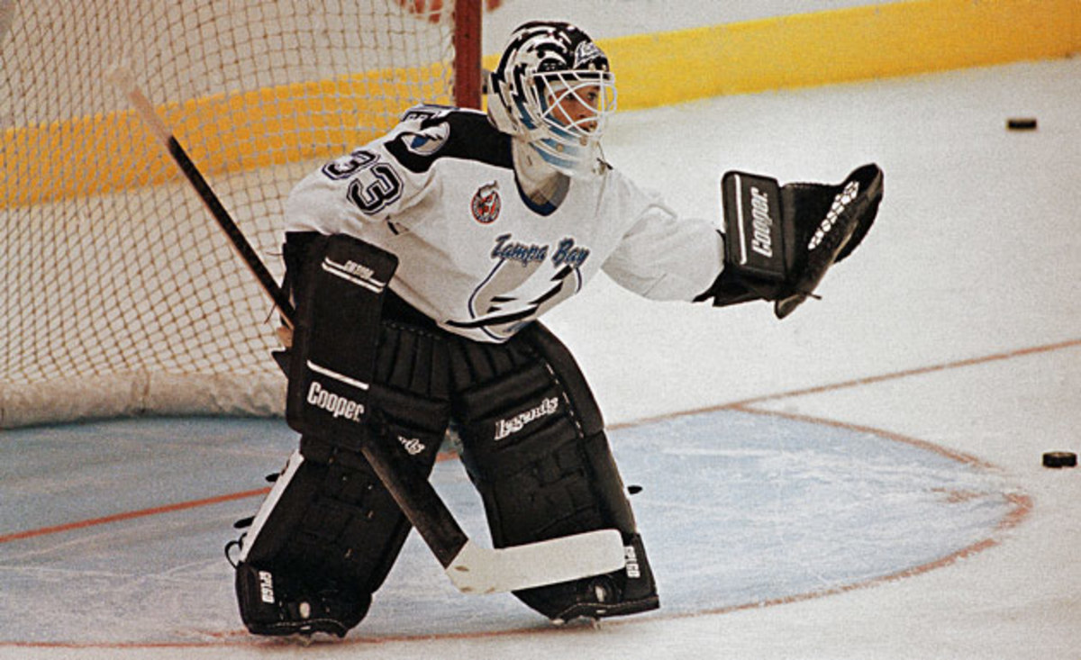 Manon Rheaume, first female NHL goalie. first female nhl player. 