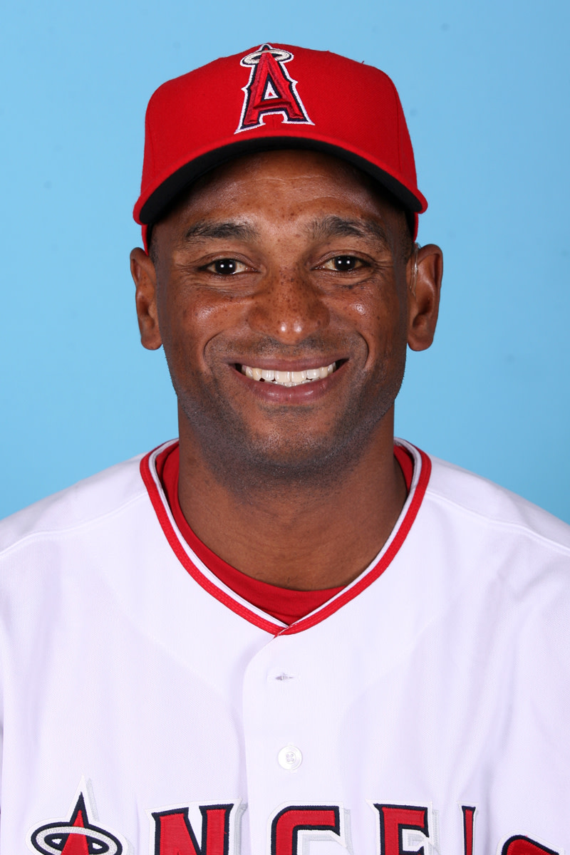 FILE - This is a 2007 file photo showing Curtis Pride of the Los Angeles Angels of Anaheim baseball team. Billy Bean has been promoted to vice president for social responsibility and inclusion by Major League Baseball. MLB has also added Curtis Pride as a