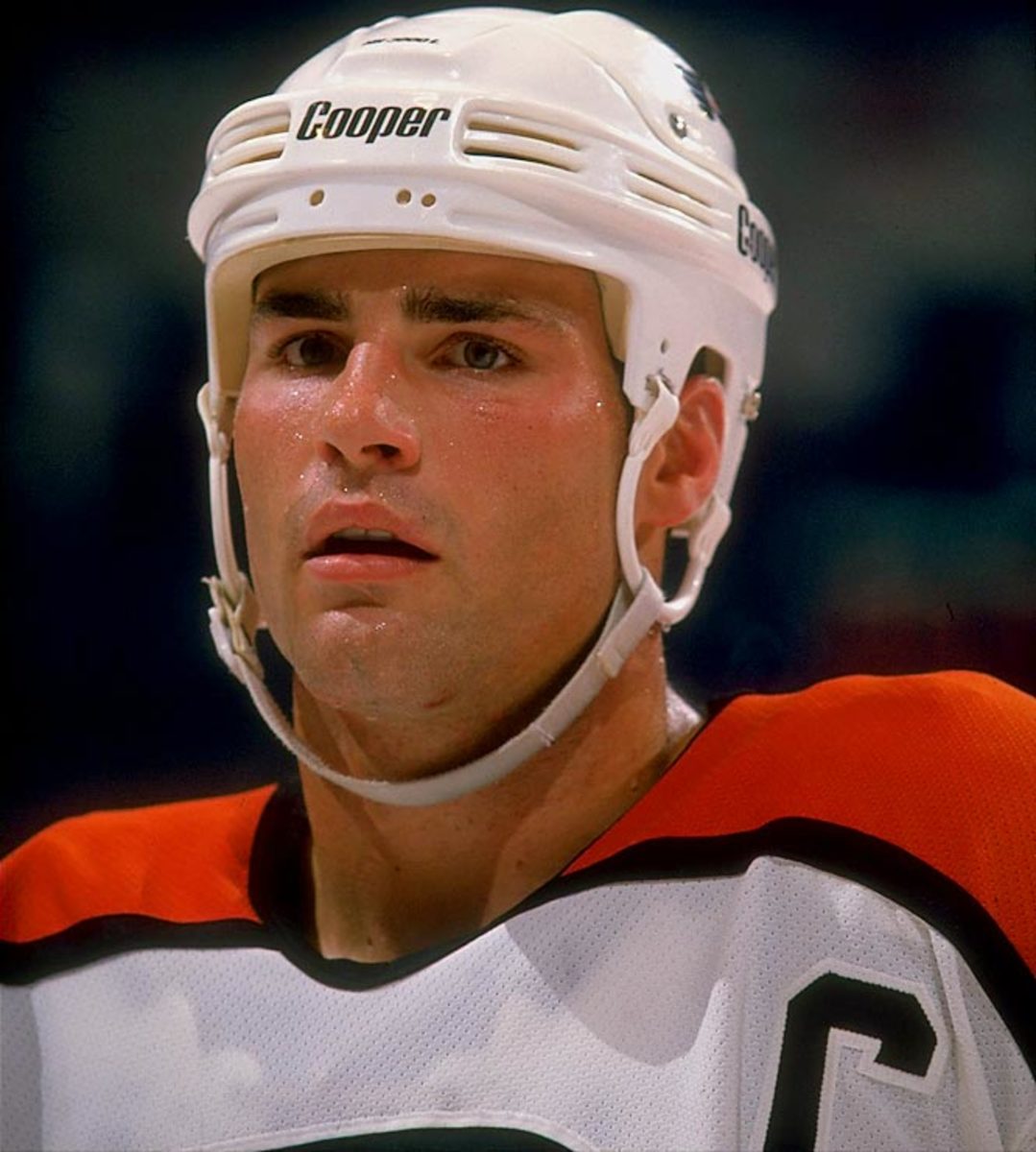 Philadelphia Flyers Eric Lindros Away Hockey Jersey Greeting Card