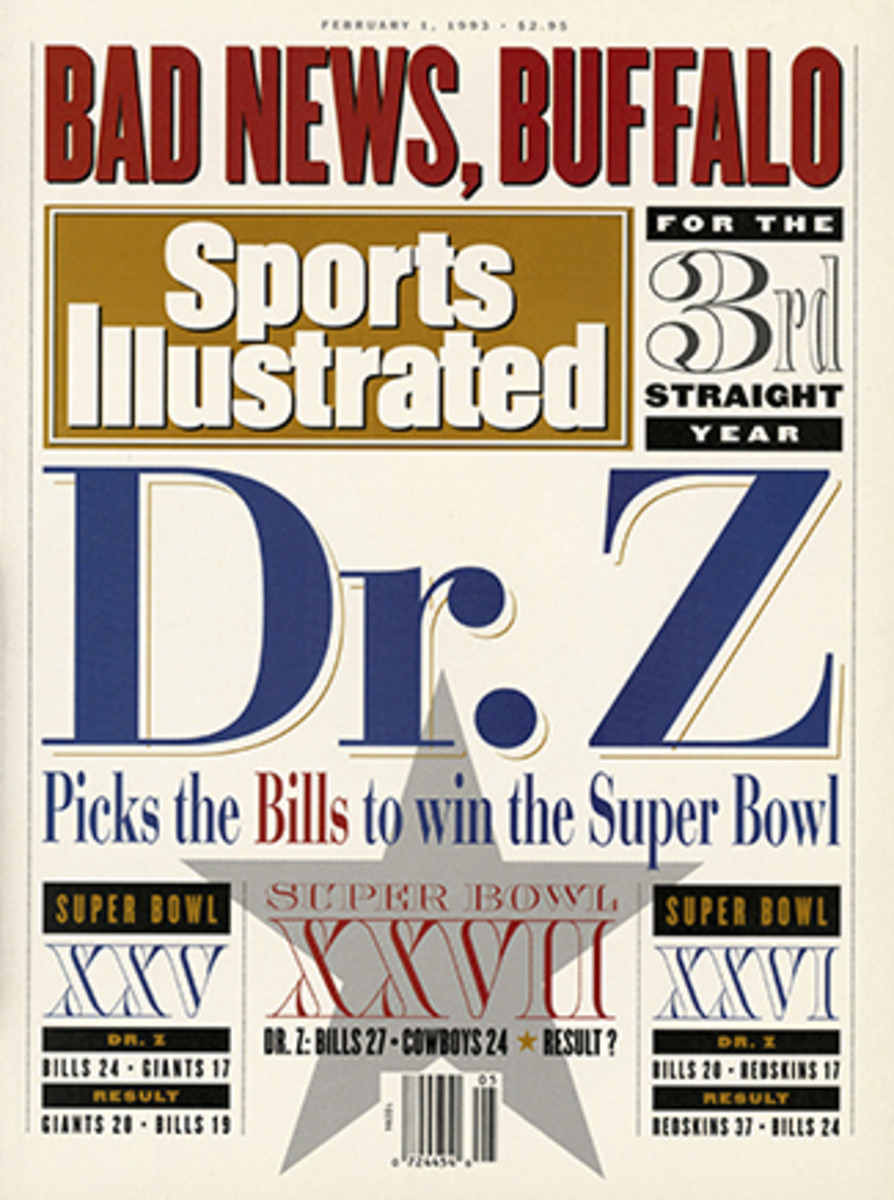 Eventually, Dr. Z’s predictions were prominent enough to land an SI cover.