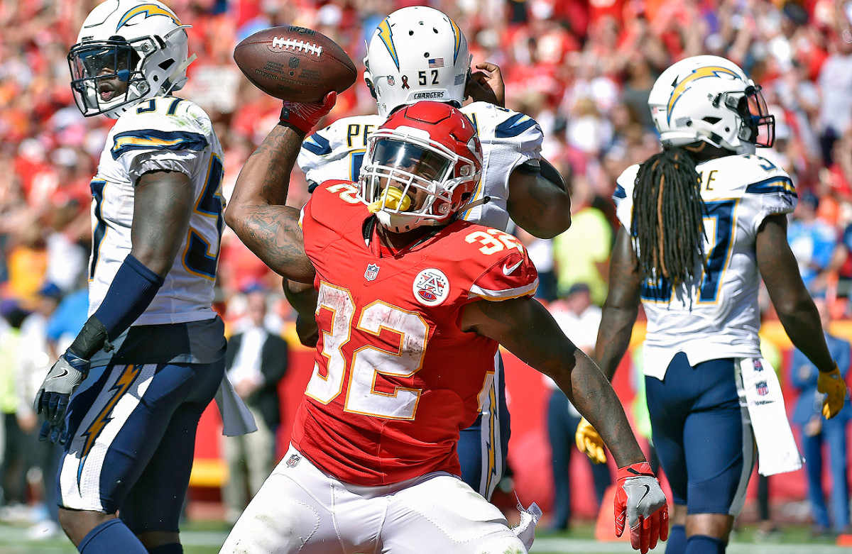 Spencer Ware and the Chiefs overcame a 24-3 deficit to beat the Chargers in overtime.