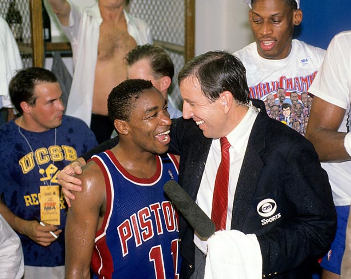 Isiah Thomas and Brent Musburger