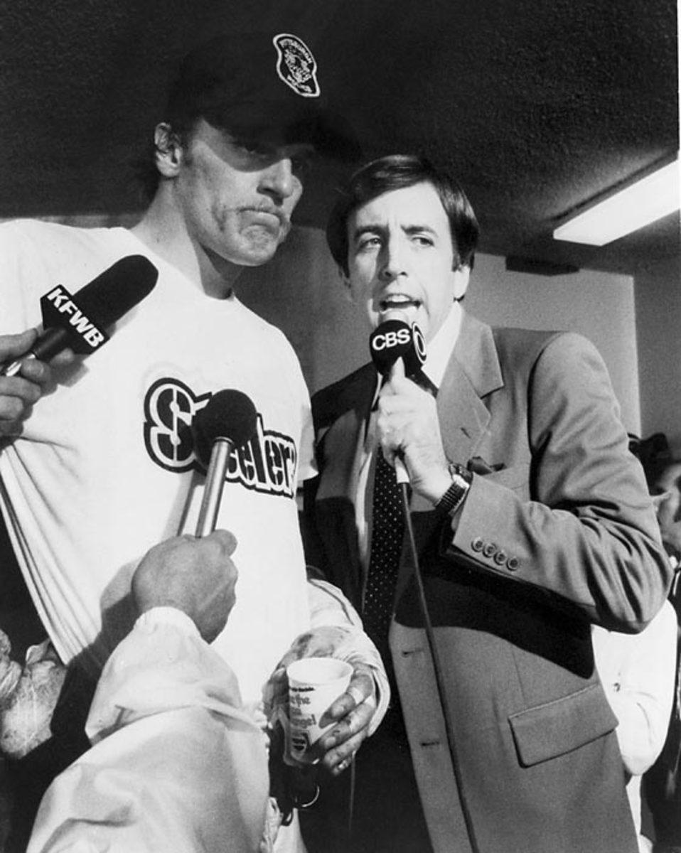 Jack Lambert and Brent Musburger